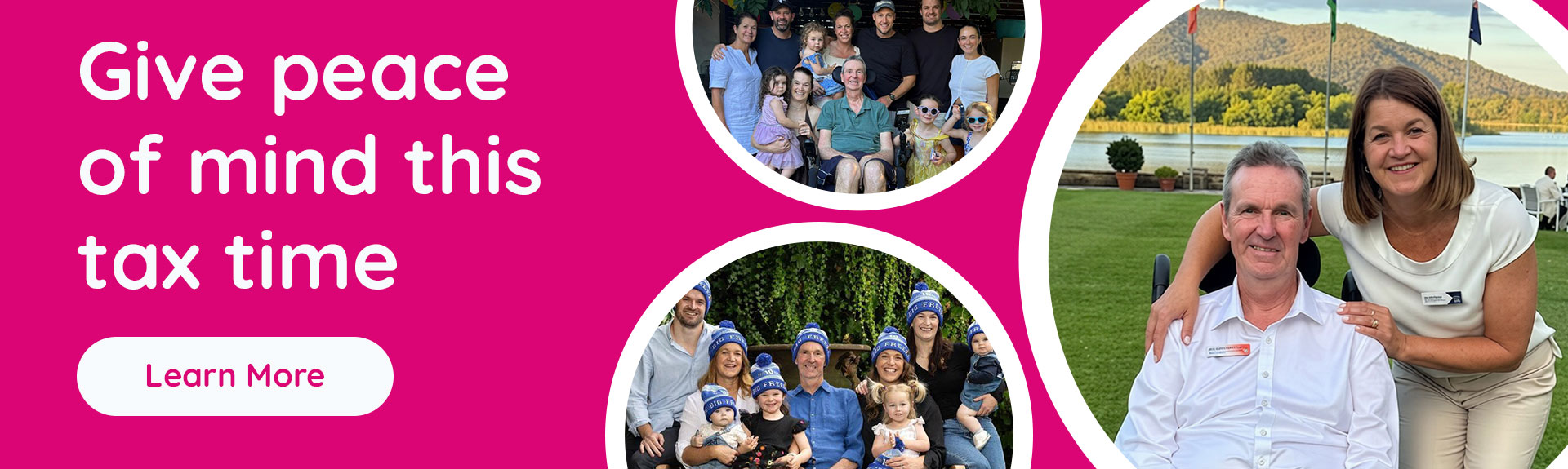 Give peace of mind to families needing palliative care this tax time. Learn More